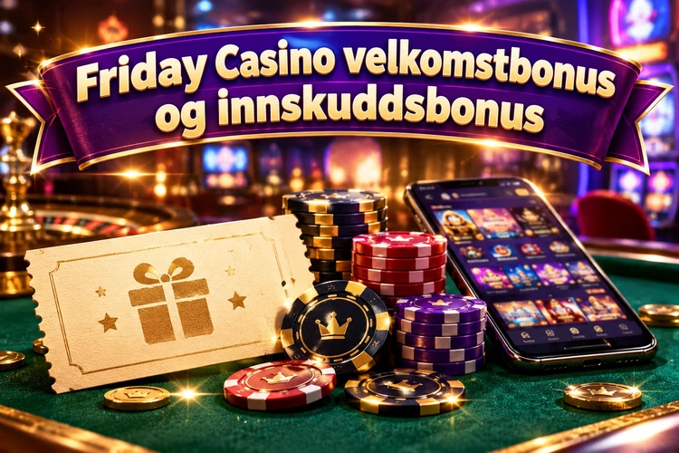 Friday Casino velkomstbonus og innskuddsbonus