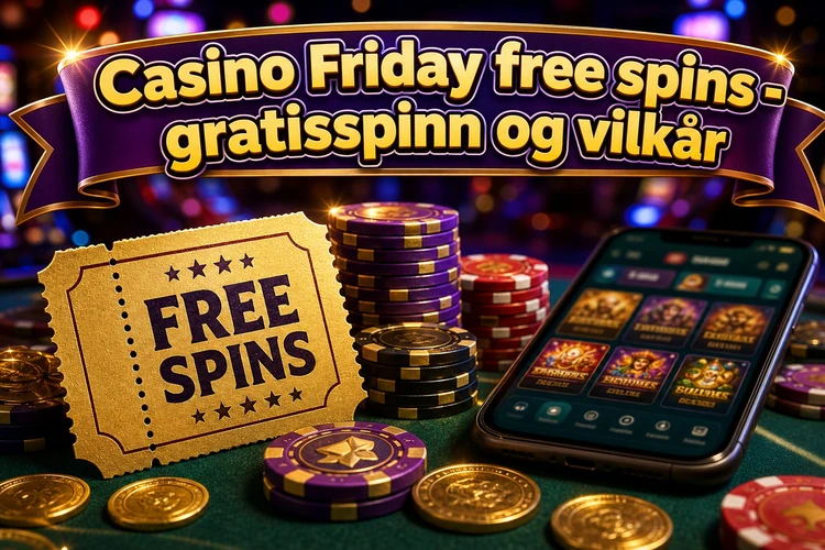 Casino Friday free spins - gratisspinn og vilkår