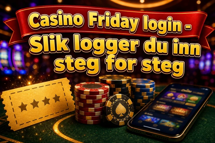 Casino Friday login - Slik logger du inn steg for steg