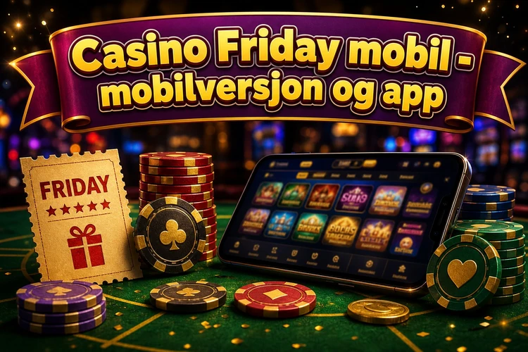 Casino Friday mobil - mobilversjon og app