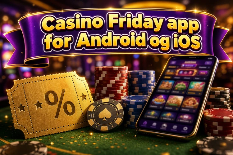 Casino Friday app for Android og iOS