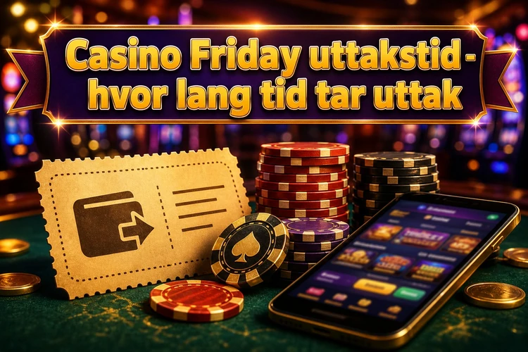 Casino Friday uttakstid - hvor lang tid tar uttak